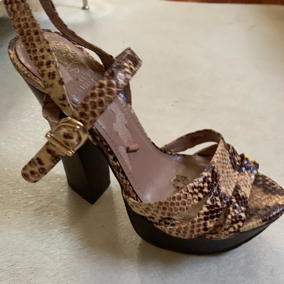 Vince Camuto python platforms - Picture 3 of 3